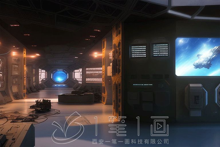 創(chuàng)新人防博物館平面圖, 現(xiàn)代展覽館設(shè)計, 高科技人防教育展館