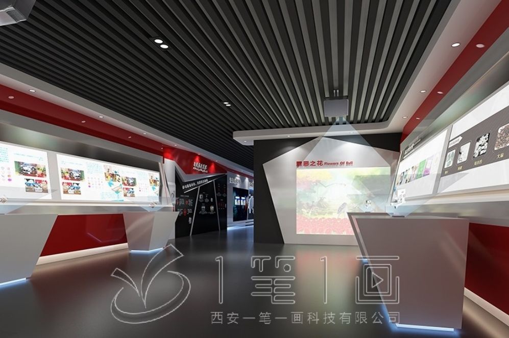 廉潔展廳設(shè)計(jì), 互動(dòng)多媒體設(shè)備, 現(xiàn)代化展示