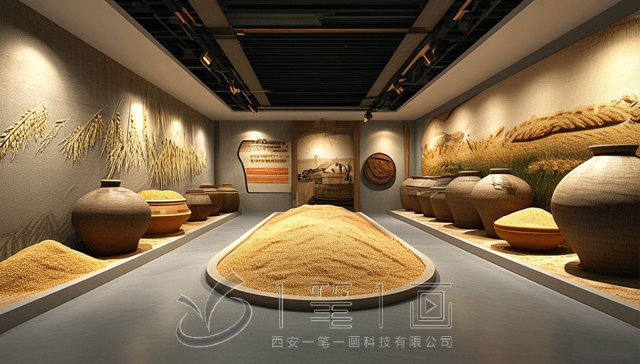 糧食和物資儲備中心安全教育基地設(shè)計方案，多媒體糧食安全展廳建設(shè)方案策劃公司